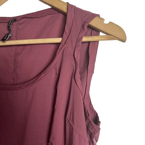 Liviana Conti Mauve Sleeveless Knee Length Sheath Dress Size 10 - Picture 3 of 15